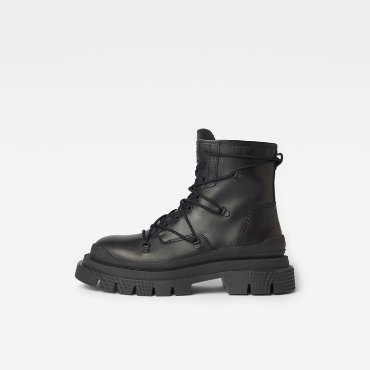 Lintell Contrast Sole Hiker Leather Boots Multi color G STAR ZA