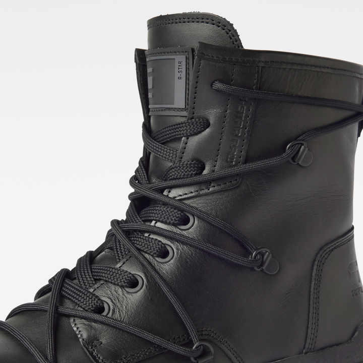 Lintell Contrast Sole Hiker Leather Boots Multi color G STAR CA
