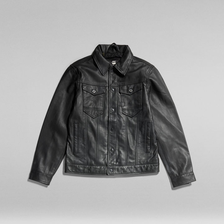 Arc 3D Leather Jacket Black G STAR US
