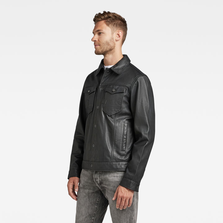 Arc 3D Leather Jacket | Black | G-STAR® CA