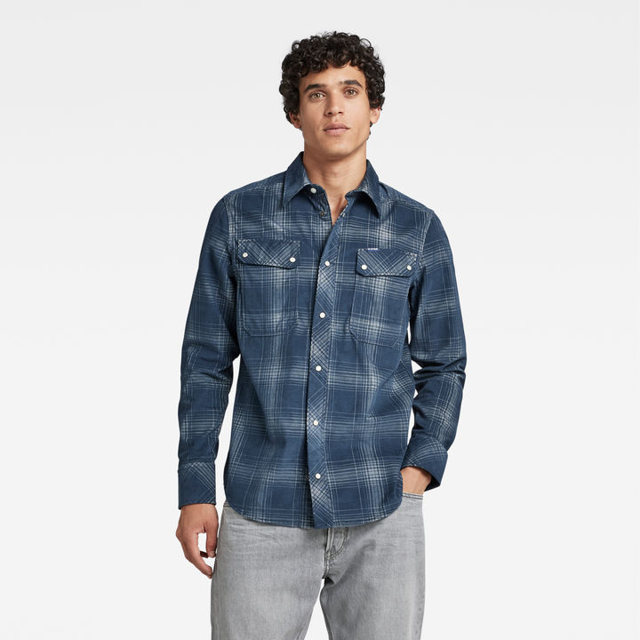 Plaid Slim Shirt Multi color G STAR CA