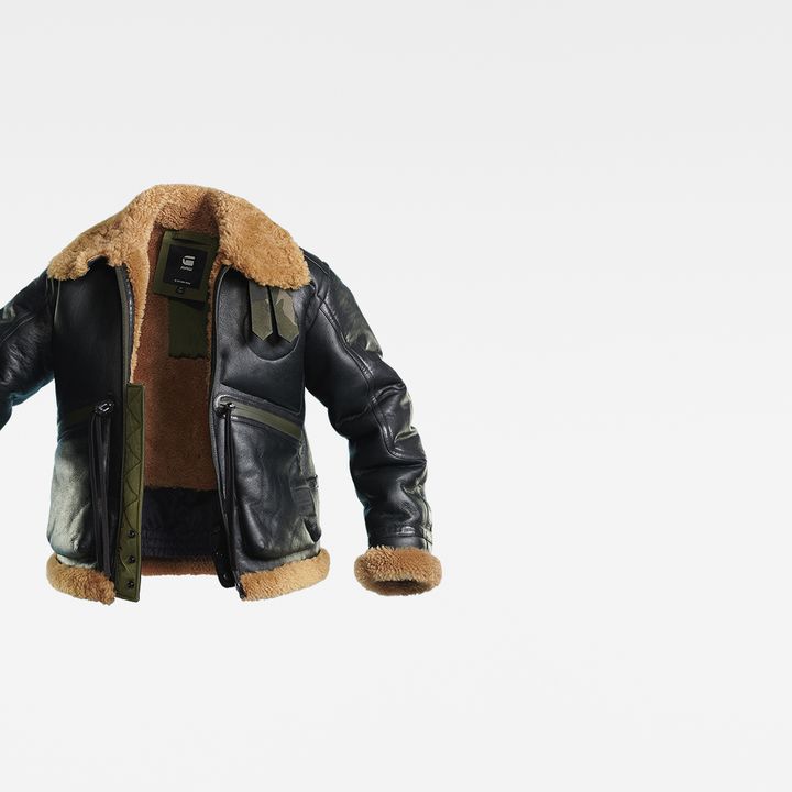 E Sub-B3 Super Sheepskin Jacket | Multi color | G-STAR® GB