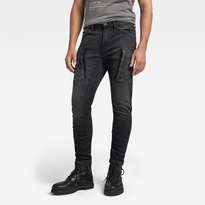 Premium Denim Cargo 3D Skinny Jeans | Grey | G-STAR® US