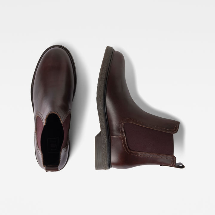 Red mens chelsea boots cheap