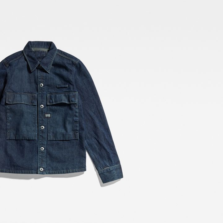 Unisex Pocketony Service Overshirt Dark blue G STAR US