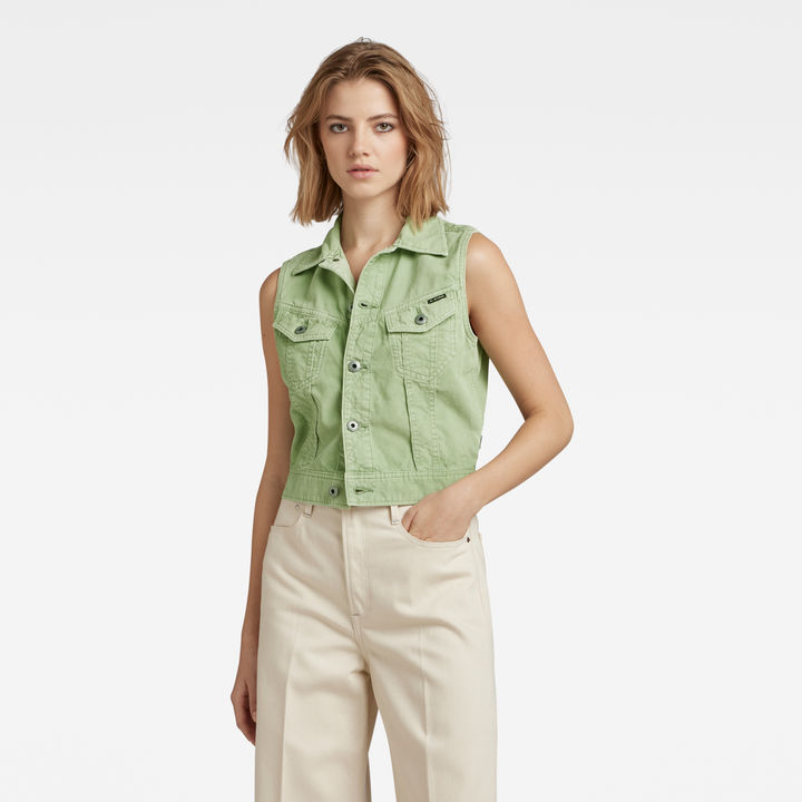 Slim Denim Vest Green G STAR SG