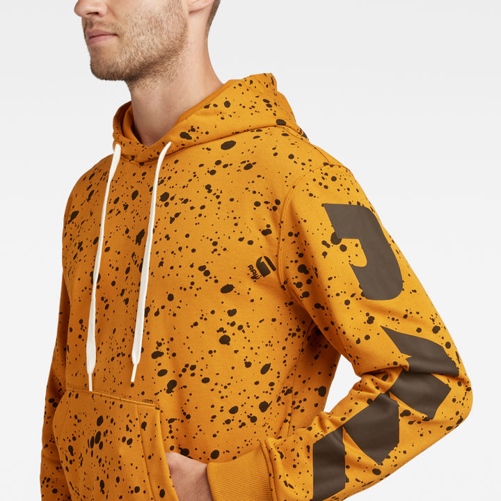 Superdry splatter hoodie on sale