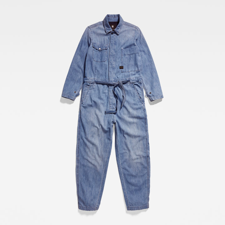 Denim Jumpsuit Long Sleeve Medium blue G STAR IT