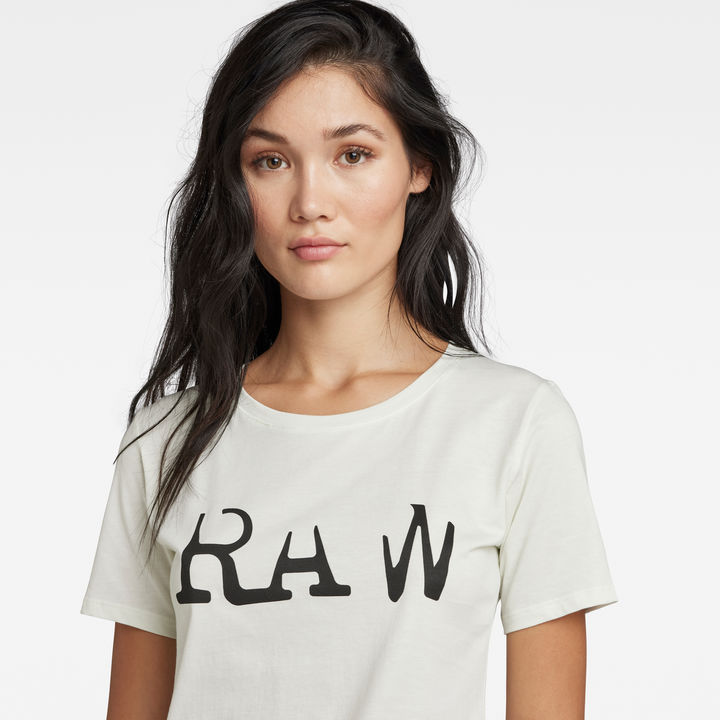 Raw Optic Slim T Shirt Light blue G STAR AE