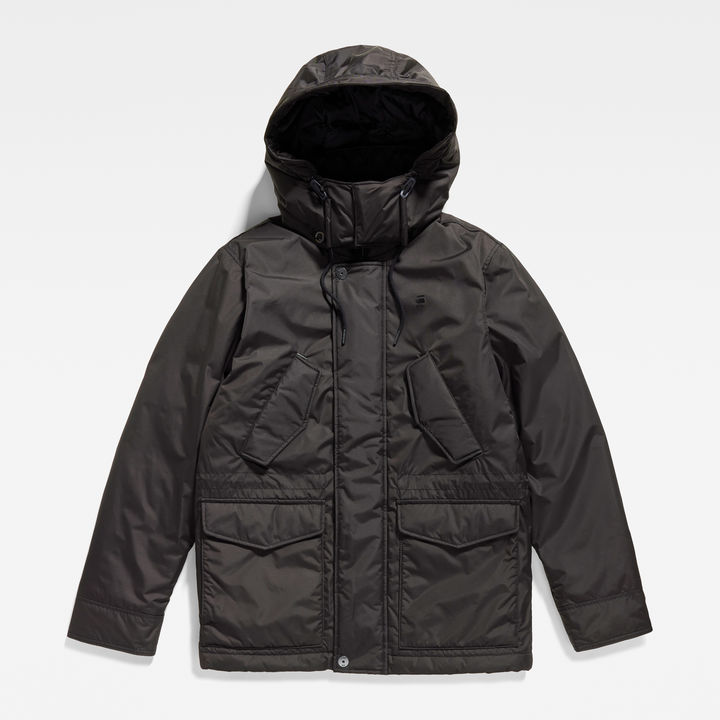 Vodan Padded Hooded Jacket | Black | G-STAR® US