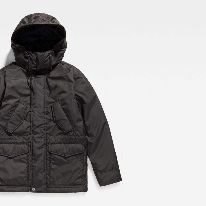 Vodan Padded Hooded Jacket | Black | G-STAR® US