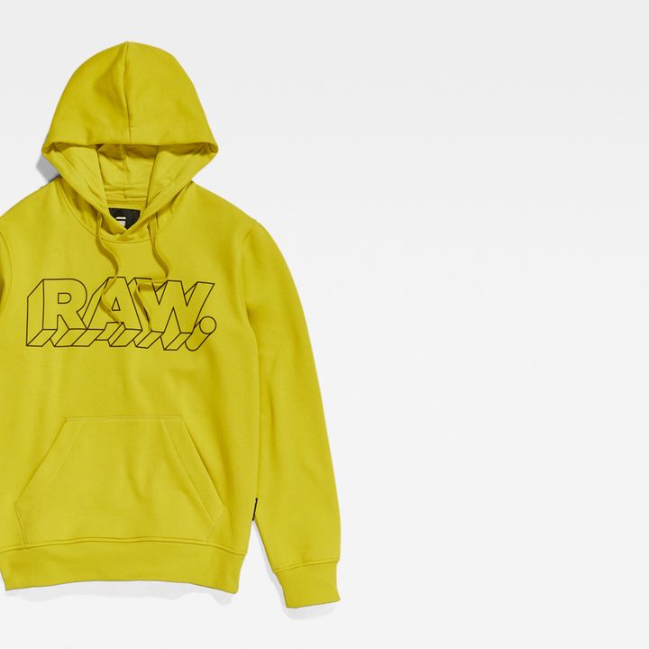 Yellow g star hoodie online