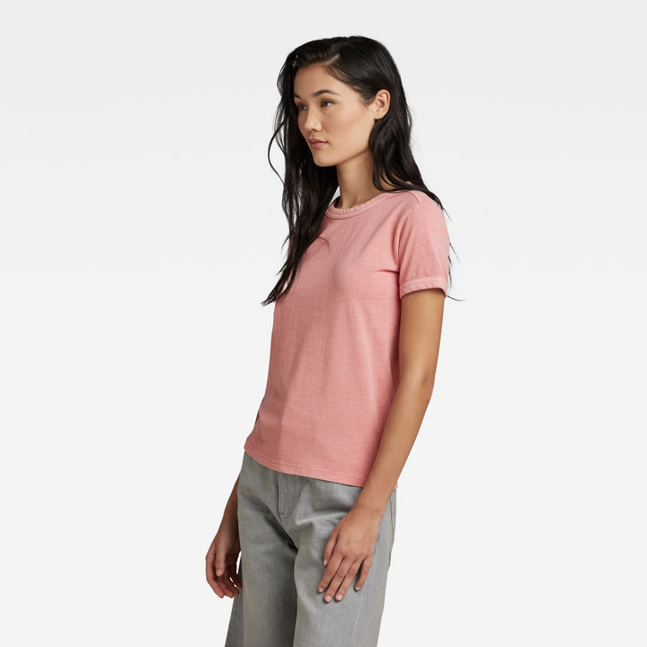Overdyed Baby Top Pink G STAR DE