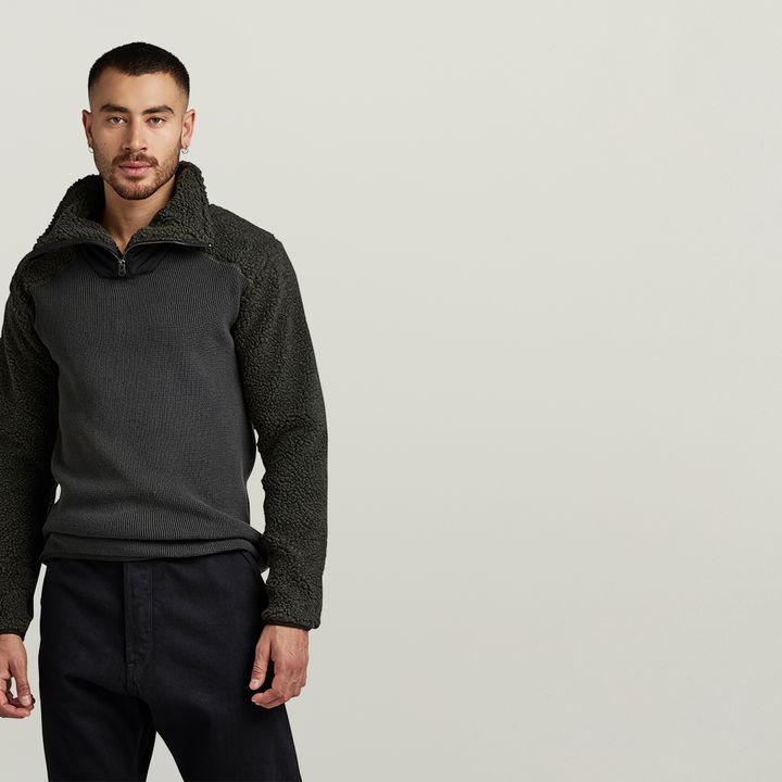 Shearling sweater online