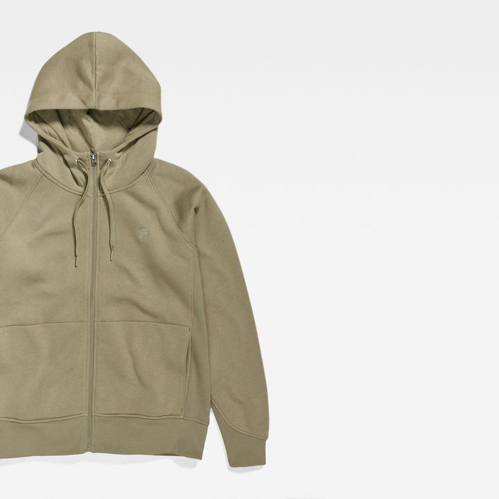 Premium Core 2.1 Zip Thru Hoodie Green G STAR TW