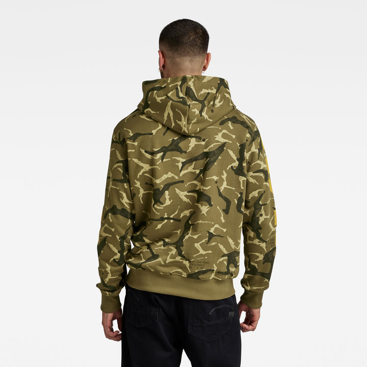G star camo hoodie clearance