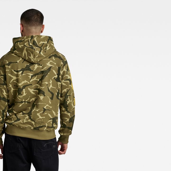 G star raw camo hoodie clearance