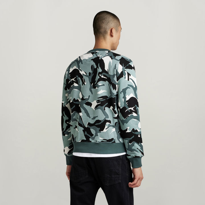 Camo RAW Sweater Multi color G STAR CA