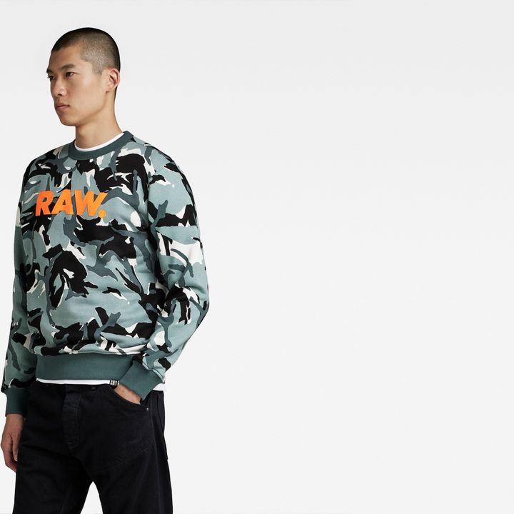 G star camo sweatshirt clearance