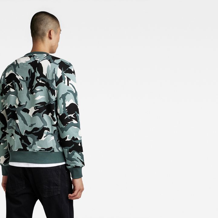 Camo RAW Sweater Multi color G STAR US