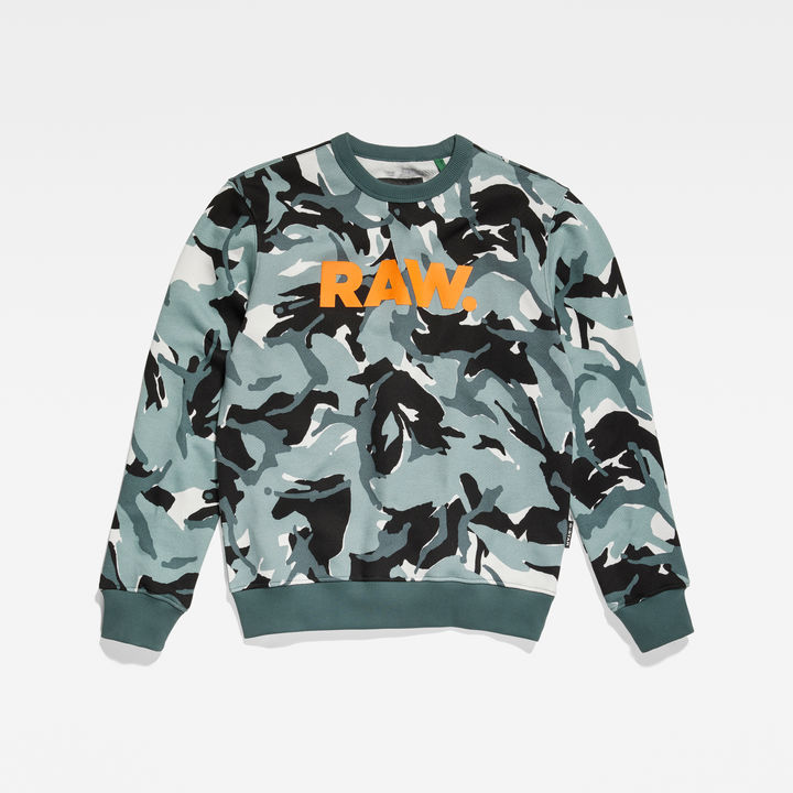 Camo RAW Sweater Multi color G STAR CA