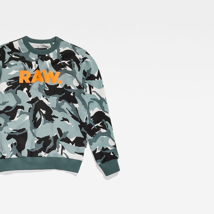 Camo RAW Sweater Multi color G STAR US