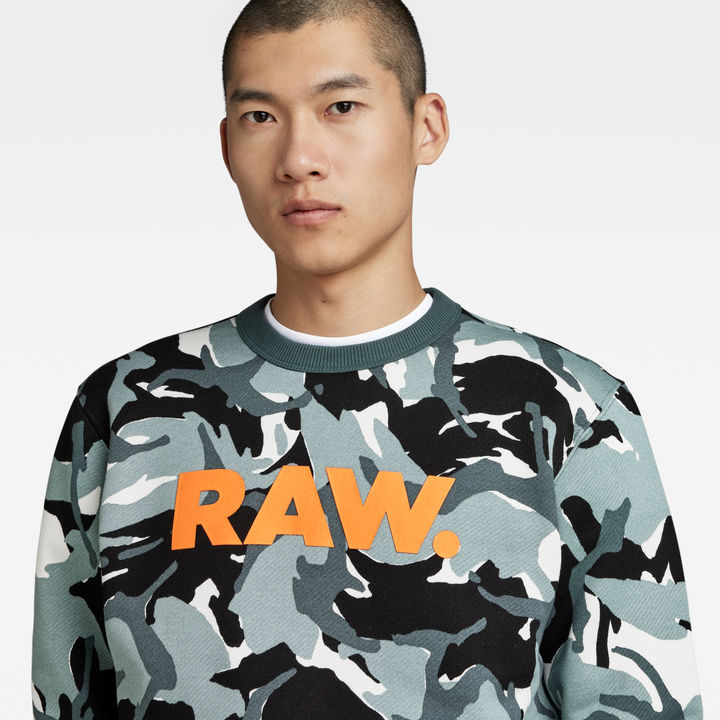 Camo RAW Sweater Multi color G STAR US