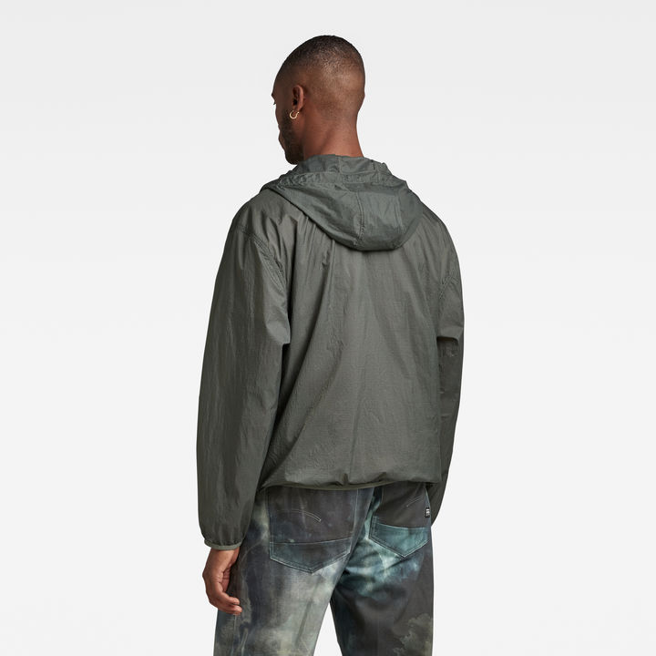 G STAR Men Windbreaker Shell Jacket Green Size XXL