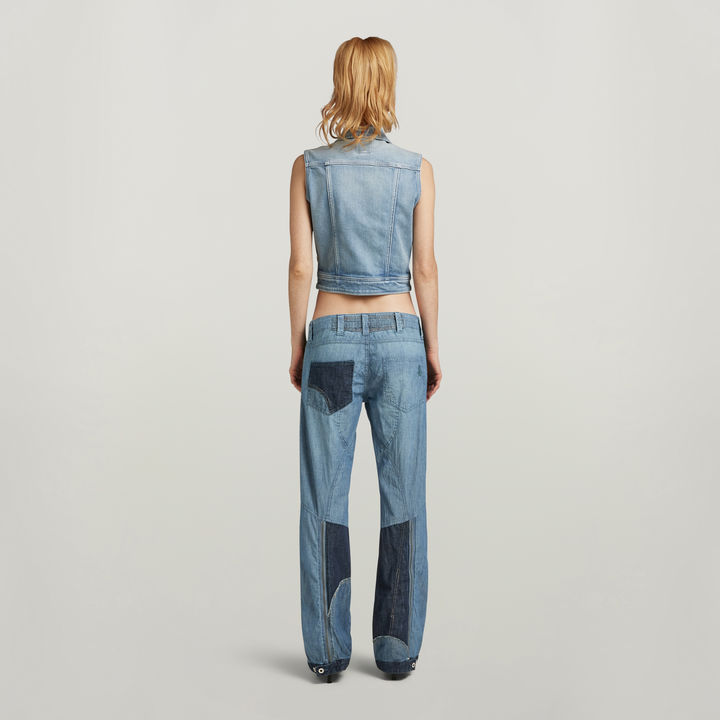Y2K Denim Mix Pant | Medium blue | G-STAR® US