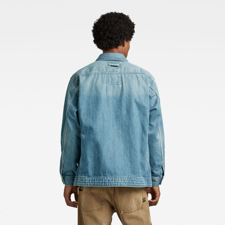 Premium US Navy Shanorak | Medium blue | G-STAR® US