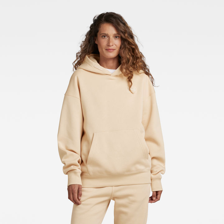 Beige color hoodie hot sale