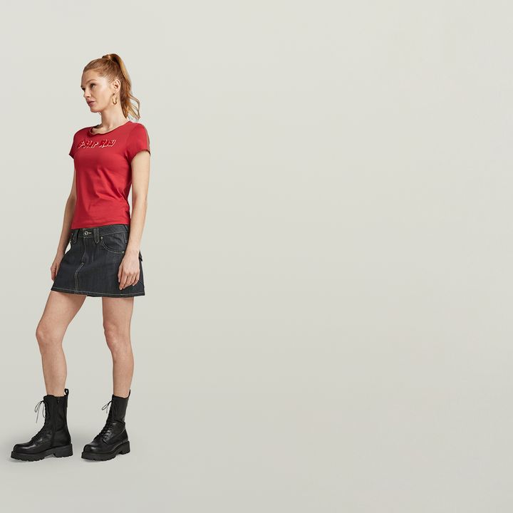 Y2K Denim Mini Skirt | Dark blue | G-STAR® ZA