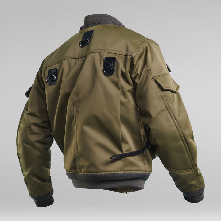 E Long Pocket Bomber Jacket
