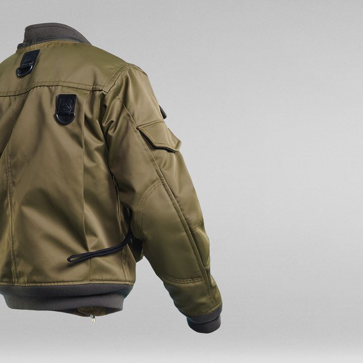 E Long Pocket Bomber Jacket
