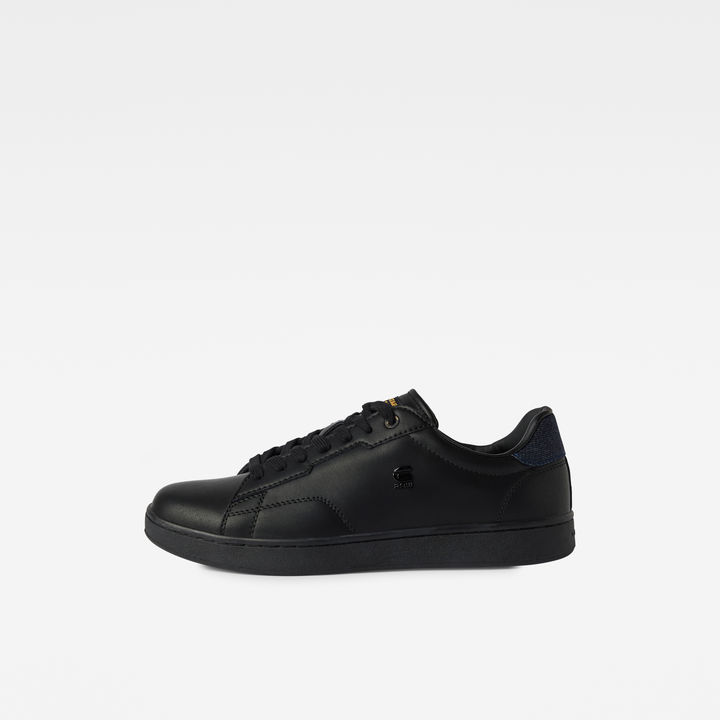 Cadet Leather Denim Sneakers Black G STAR ZA