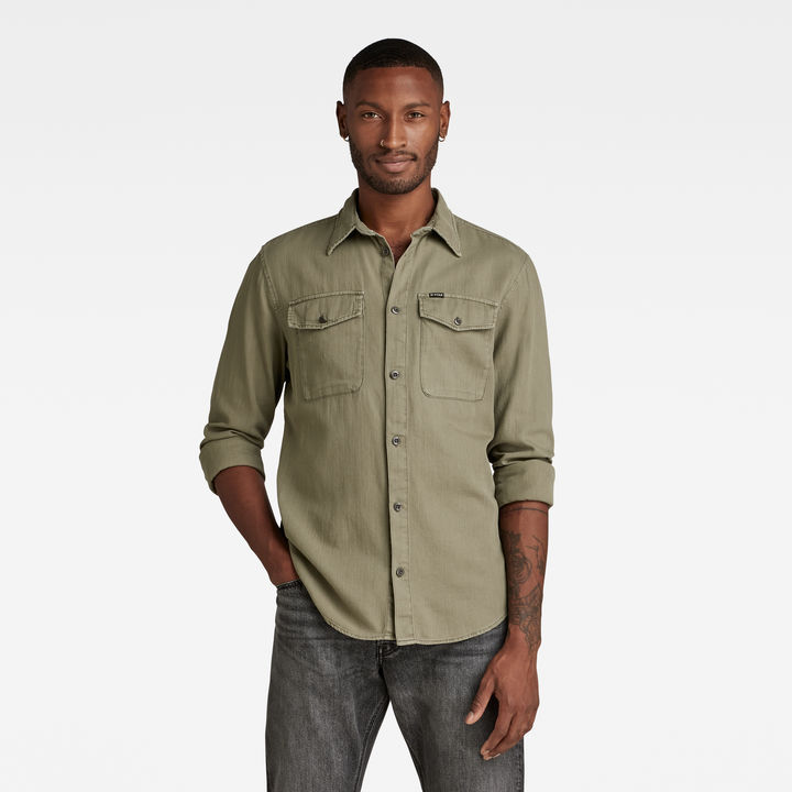 G star raw slim fit shirt sales