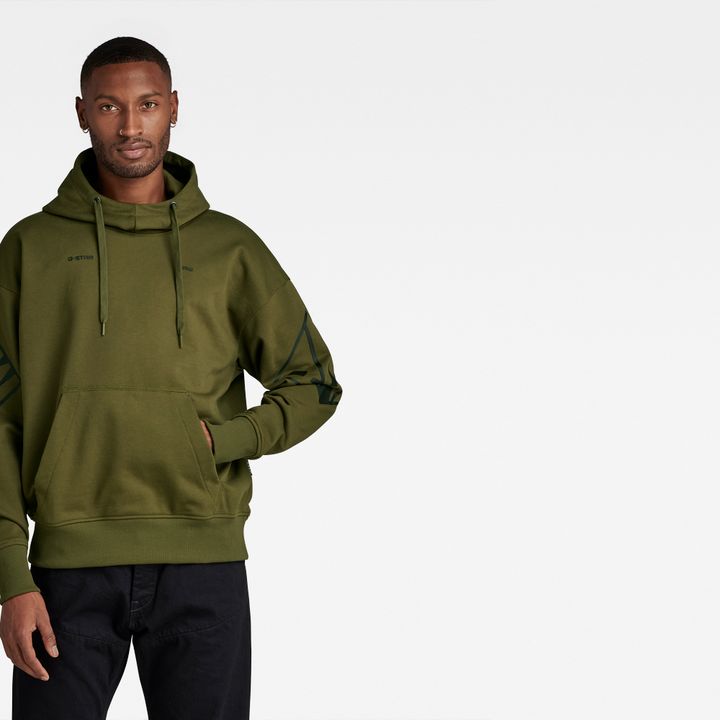 Green oversized hoodie deals