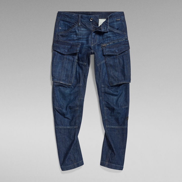 Rovic Zip 3D Regular Tapered Denim Pants | Dark blue | G-STAR® US