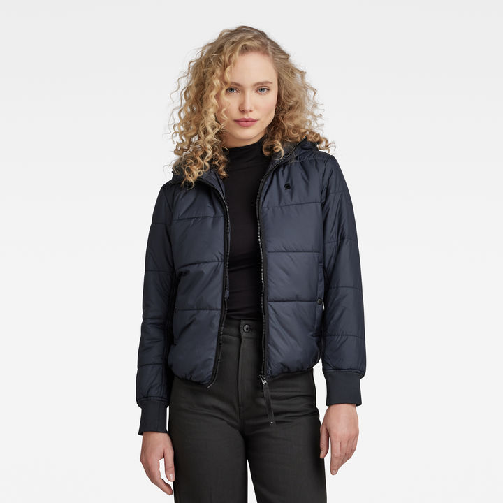 Blue padded coats discount