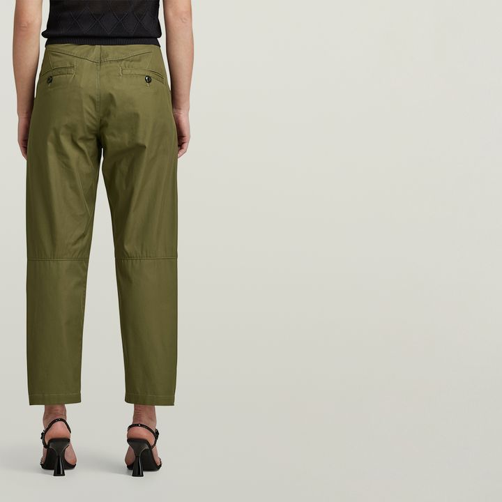 High waist chino pants top