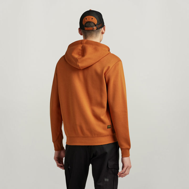 Premium Core Hooded Zip Sweater Orange G STAR IT