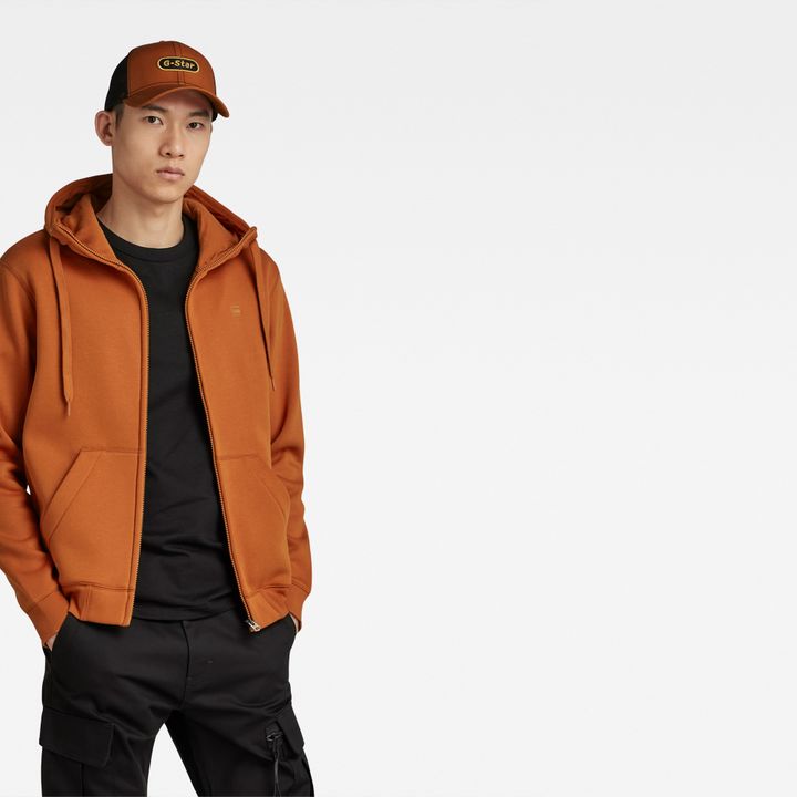 Orange g star hoodie hotsell