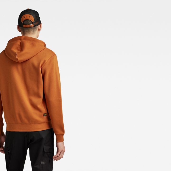 Premium Core Hooded Zip Sweater Orange G STAR CA