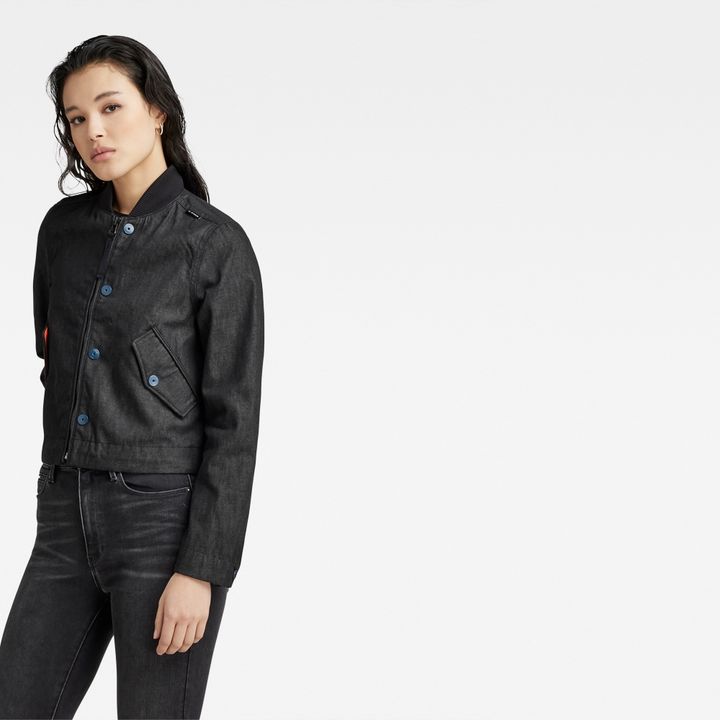 Drawstring Bomber Jacket