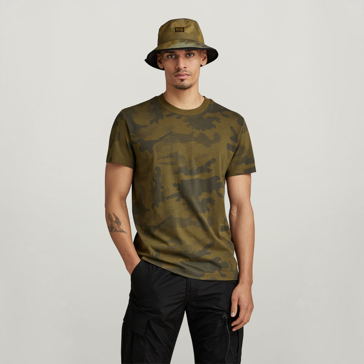 Line Camo Allover T Shirt