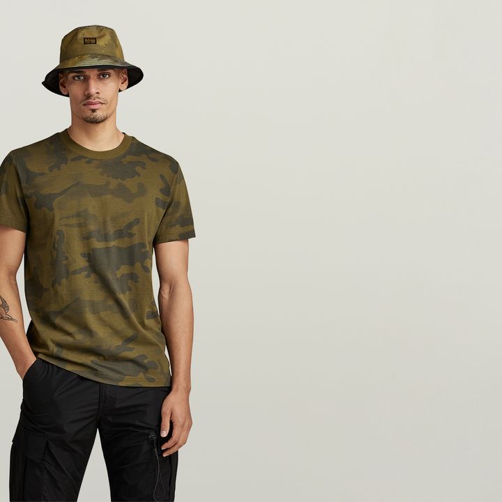 G star t shirt camouflage top