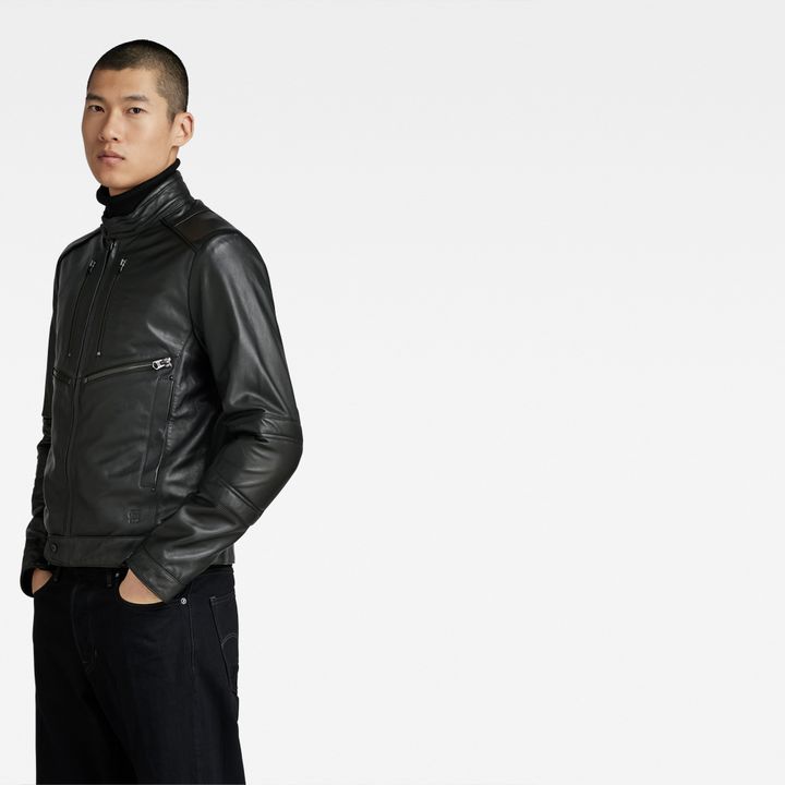 Biker Leather Jacket | ブラック | G-STAR® JP