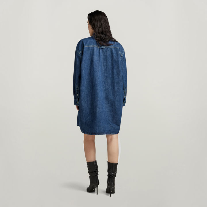 Oversized Denim Dress Dark blue G STAR CA