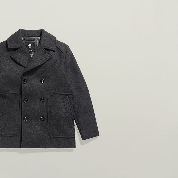 Premium Wool Caban Grau G STAR DE