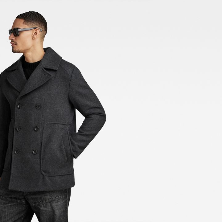 Premium Wool Peacoat Grey G STAR ES